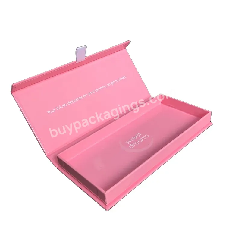 Magnetic Closure Pink Gift Box Packaging Luxury