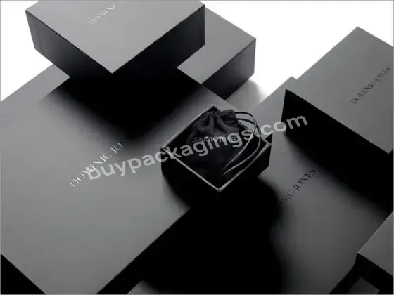 Manufacture Custom Made Sliding Cardboard Draw Jewelry Box With Logo
