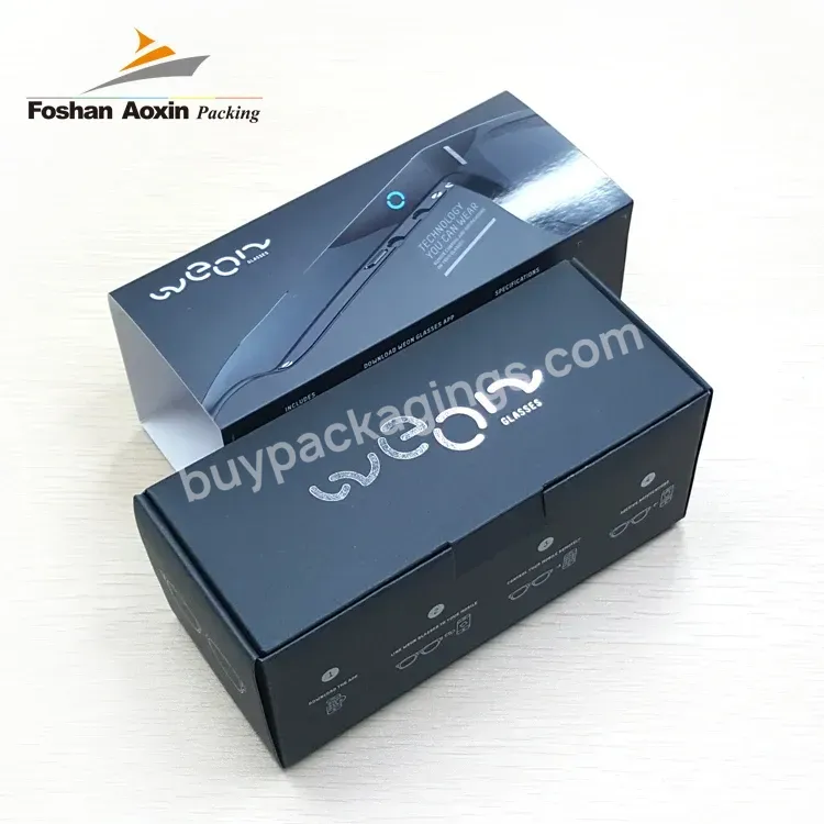 Manufacture Wholesale Free Design Folding Paper Glasses Packaging Box For Eyewear Sunglasses