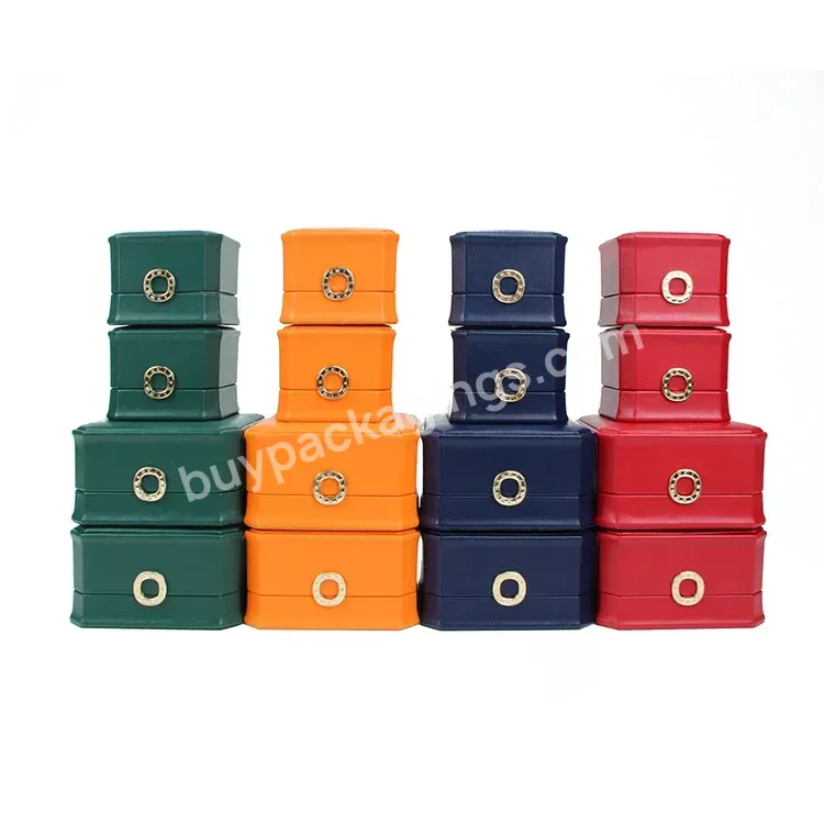 Manufacturer Custom Logo Leather Jewellery Luxury Boxes Jewelry Box Packaging