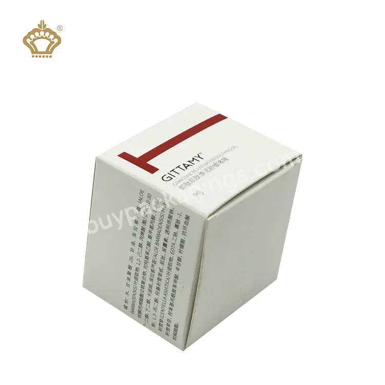 Manufacturer Customized Printed Logo Recyclable Packaging Rigid Paper Candle Box Foldable White Aromatherapy Packing Boxes