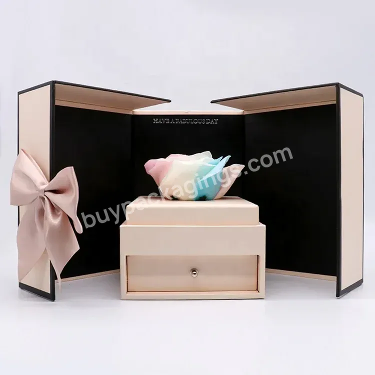 Manufacturers Custom Cosmetic Magnetic Drawer Packaging Paper Box Cosmetic Gift Set Packaging Box