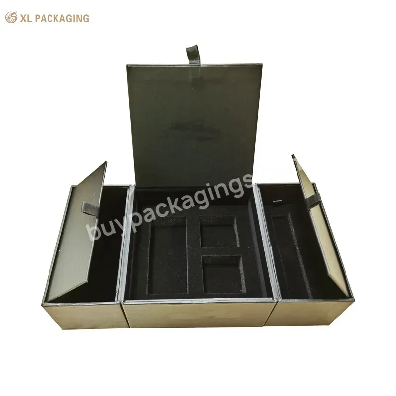 Material Magnetic Cosmetic Packaging Box Empty Paper With Eva New Arrival Customized Custom Skin Care Packaging Box Paper Board