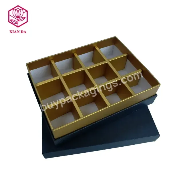 Metallic Ramadan Eid Sweets Chocolate Gift Box For Muslim Dates Packaging