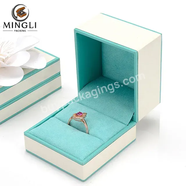 Mingli Custom High Grade White Jewellery Box Storage Box Ring Earrings High-end Gift Box - Buy Luxury Jewelry Pill Box,Santa Claus Jewelry Box,Wooden Jewelry Box.