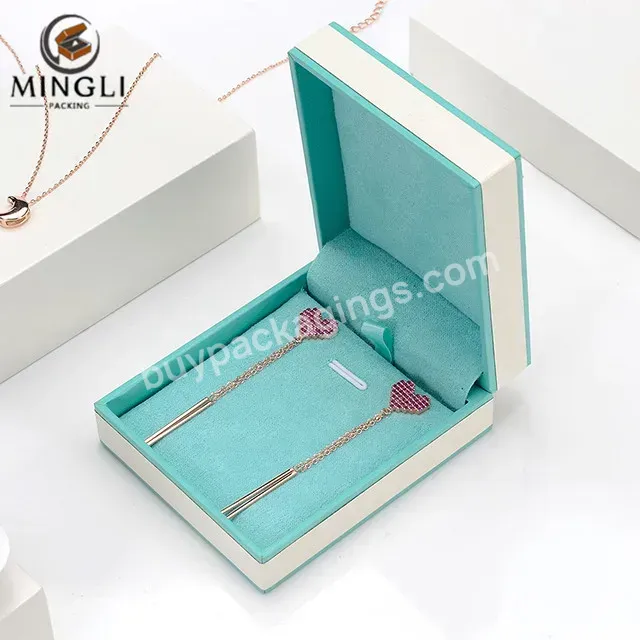 Mingli Custom High Grade White Jewellery Box Storage Box Ring Earrings High-end Gift Box - Buy Luxury Jewelry Pill Box,Santa Claus Jewelry Box,Wooden Jewelry Box.