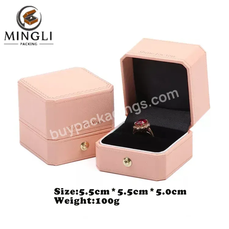 Mingli Packaging High-end Ring Box Pendant Necklace Box Fashion Jewelry Box Accept Custom Logo - Buy Romantic Jewelry Box,Jewelry Gift Boxes,Luxury Jewelry Box.