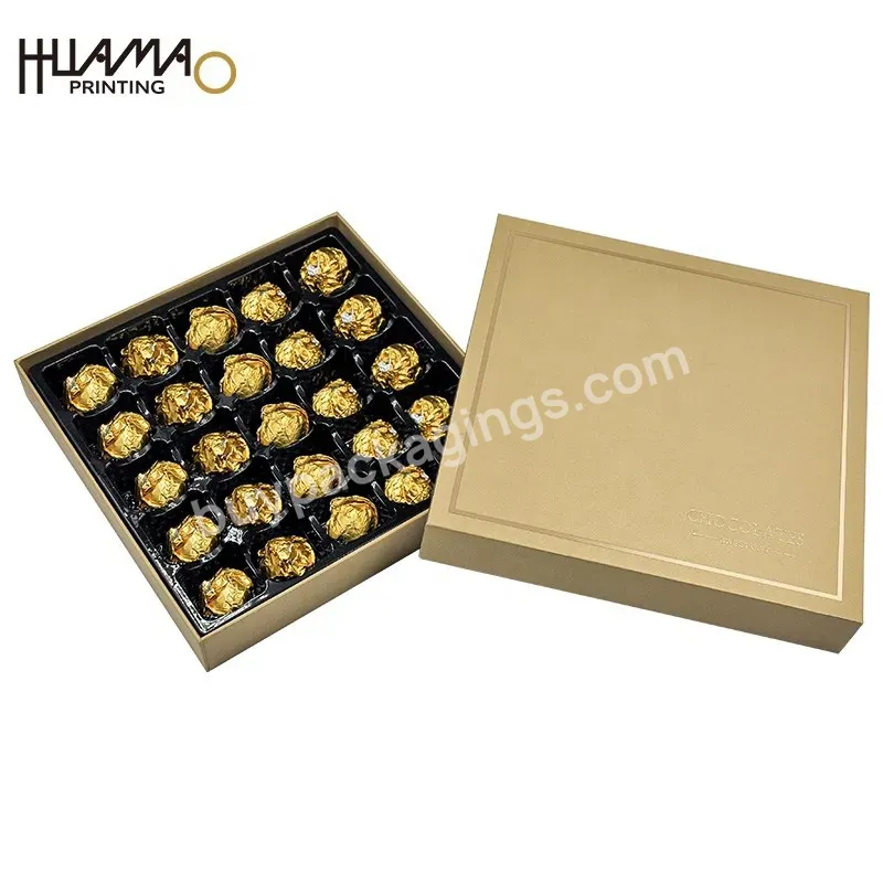 Mini Cupcake Packaging Display Mailer Paper Boxes Caja De Pizza Bolsas De Papel Oem Gold Hot Stamping Chocolate Packaging Box