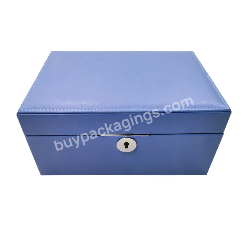 New Arrival Double-layer Jewellery Packaging Box Jewelry Organizer Case Jewelry Storage Box With Mirror