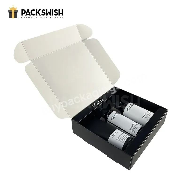 New Arrival Hotsell Sneaker Tumbler Black Glossy Costume Cosmetic Skin Care Mailer Shipping Boxes