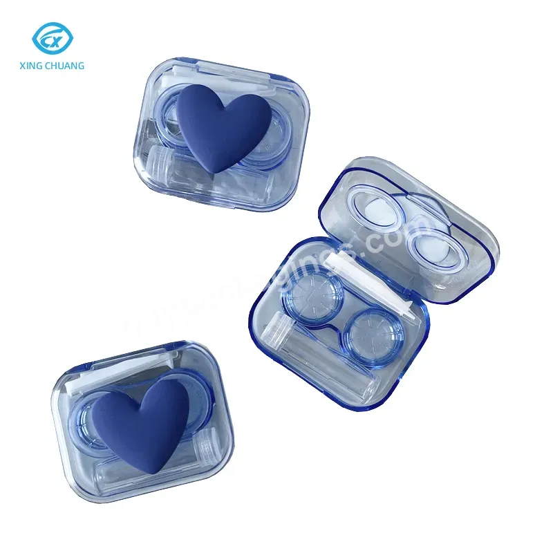 New Contact Lens Case Advanced Sense Ins Wind Portable Multi-pair Transparent Simple Contact Lens Storage Case