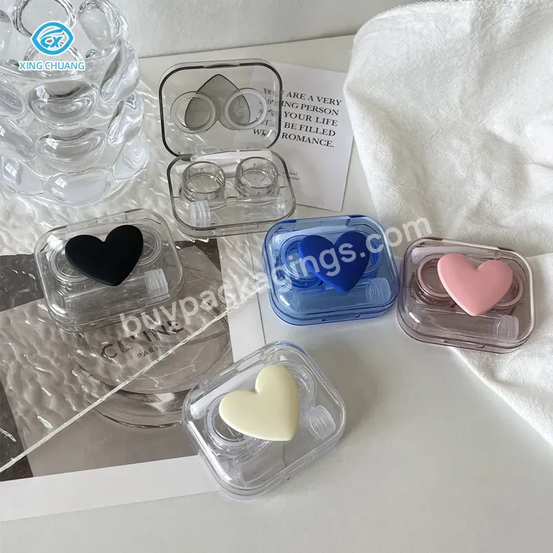 New Contact Lens Case Advanced Sense Ins Wind Portable Multi-pair Transparent Simple Contact Lens Storage Case - Buy Contact Lens Case,Multiple Storage Box Companion Box,New Contact Lens Case Advanced Sense Ins Wind Portable Multi-pair Transparent Si