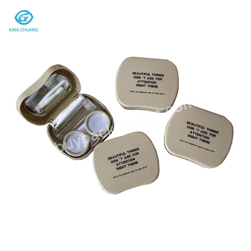 New Design Contact Lens Case Simple Contact Lens Companion Box Portable Storage Care Double Box - Buy New Design Contact Lens Case Simple Contact Lens,New Design Contact Lens Case Simple Contact Lens Companion Box Portable Storage Care Double Box.