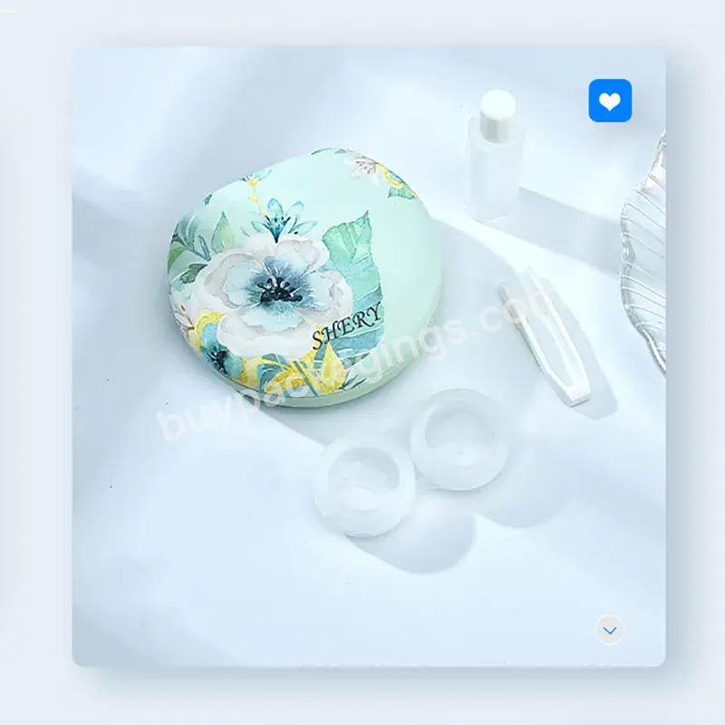 New Design Flower Contact Lens Companion Box Double Storage Case Custom Logo Contact Lens Case - Buy New Design Flower Contact Lens Companion Box,New Design Flower Contact Lens Companion Box Double Storage Case Custom Logo Contact Lens Case.