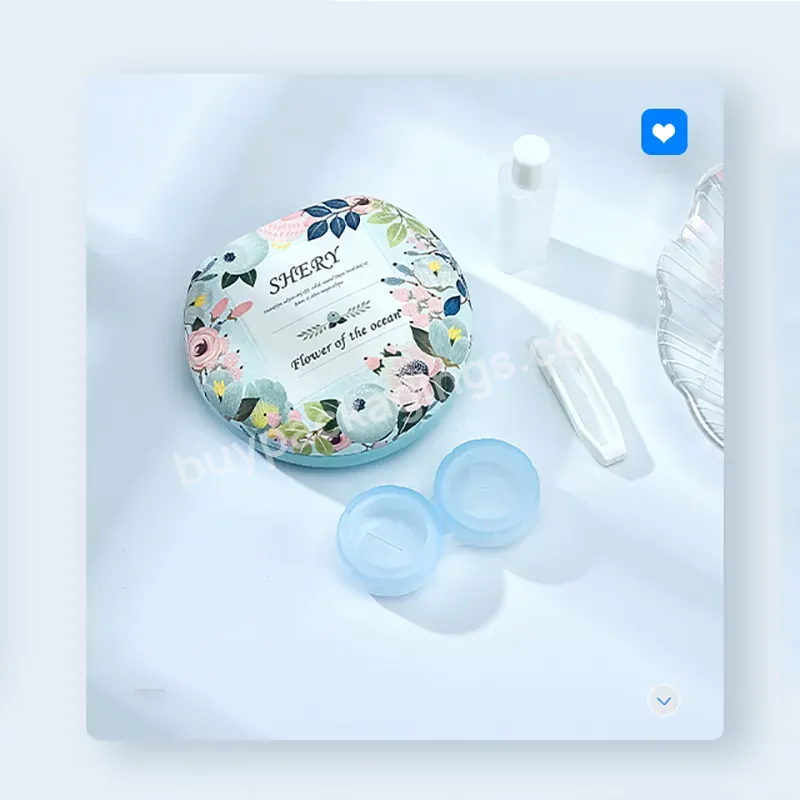 New Design Flower Contact Lens Companion Box Double Storage Case Custom Logo Contact Lens Case - Buy New Design Flower Contact Lens Companion Box,New Design Flower Contact Lens Companion Box Double Storage Case Custom Logo Contact Lens Case.