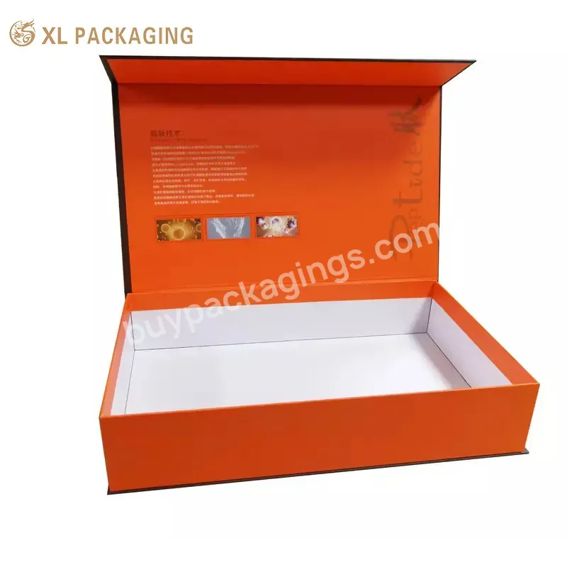 New Design Folding Magnet Box Skin Care Face Cream Craft Cosmetic Luxury Magnet Packaging Box With Gift