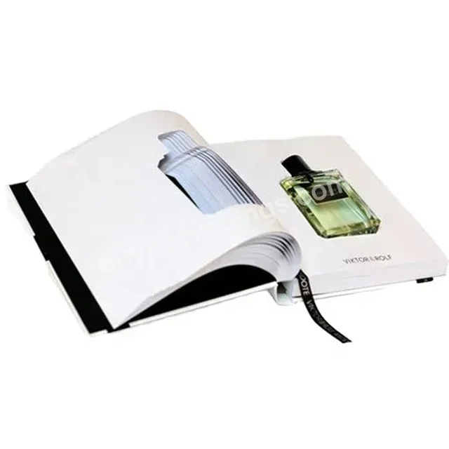 New Design Hardcover Notebook Book Type Cosmetic Perfume Book Box
