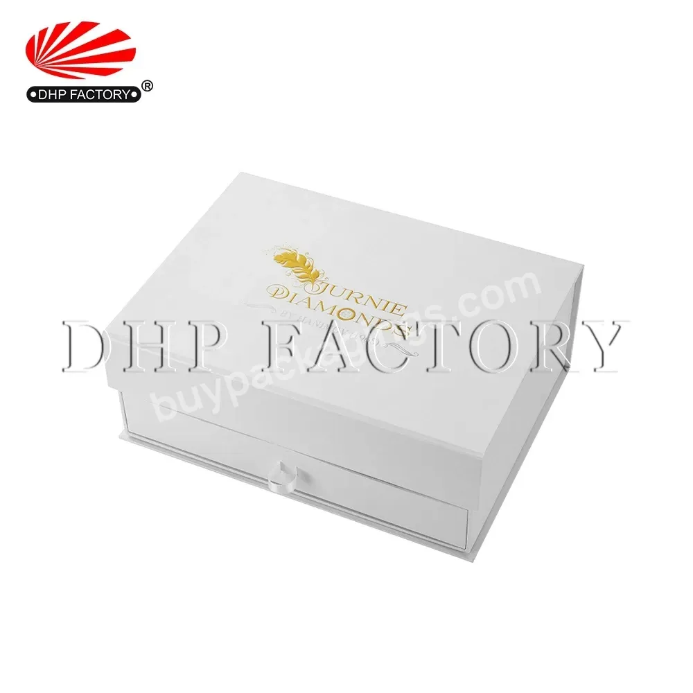 Newest Design Luxury Laser Custom Logo Rigid Cardboard Paper Sliding Drawer Cosmetic Gift Box Set With Foam Insert