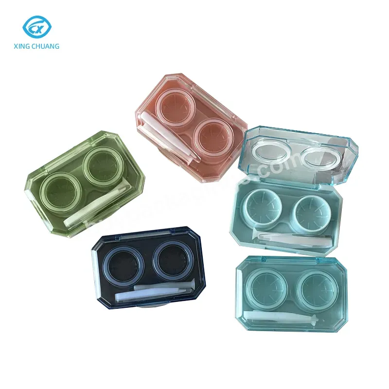 No-screw Contact Lens Case Portable Contact Lens Case Multiple Pairs Of Small Simple And Personalized High-end Storage Box - Buy No-screw Contact Lens Case,Portable Contact Lens Case Multiple Pairs Of Small Simple And Personalized High-end Storage Bo