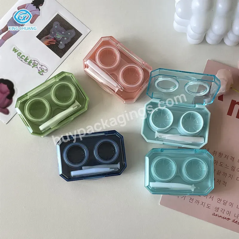 No-screw Contact Lens Case Portable Contact Lens Case Multiple Pairs Of Small Simple And Personalized High-end Storage Box - Buy No-screw Contact Lens Case,Portable Contact Lens Case Multiple Pairs Of Small Simple And Personalized High-end Storage Bo