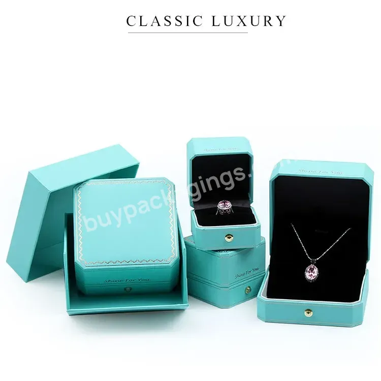 Octagonal Jewelry Box Custom Proposal Diamond Ring Box Wedding Jewellery Box Pendant Necklace Packaging - Buy Romantic Jewelry Box,Jewelry Gift Boxes,Luxury Jewelry Box.