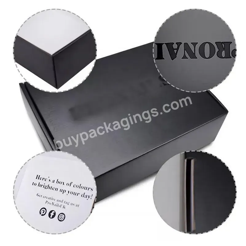 Oem China Black Mailer Box Custom Printed Color Corrugated Mailer Box For Gift Packaging