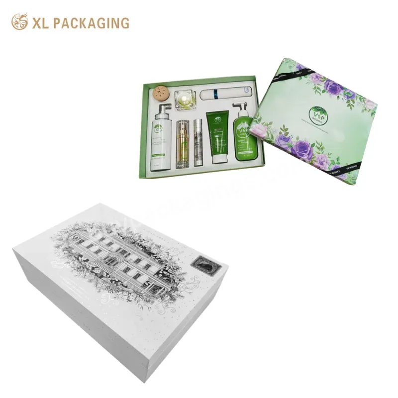 Oem Cosmetic Packaging Skin Care Perfume Magnet Cosmetic Box For Logo