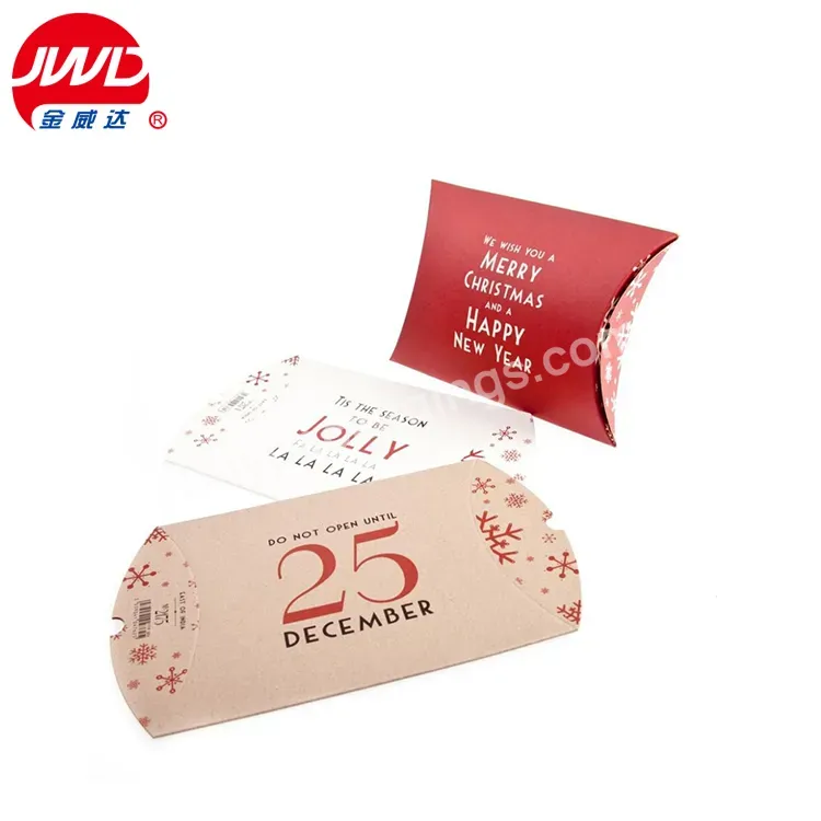 Oem Custom Kraft Paper Gift Pillow Packaging Box