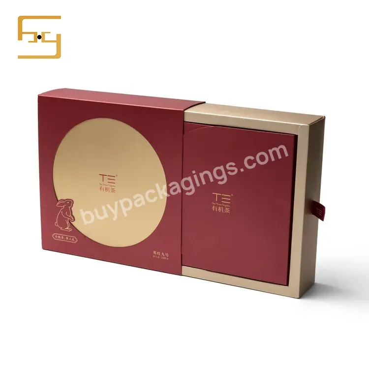 Oem Luxury Printed Color Cardboard Magnetic Gift Tea Packaging Boxes Eco-friendly Recyclable Folding Display Tea Box