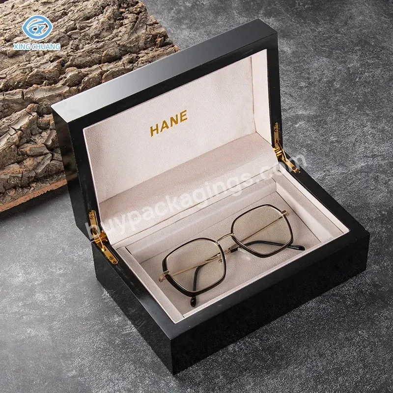 Oem Odm Sunglass Cases Luxury Custom Logo Estuches Para Gafas Sunglasses Wooden Case Eyewear Displays Sunglasses Case Wood