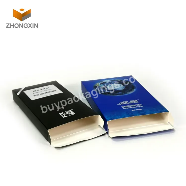 One-stop Service Beauty Face Masks Packaging Luxury Design Packing Carton Paper Box For Face Mask