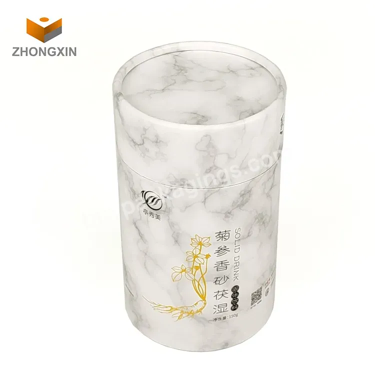 One-stop Service Custom Cylinder Tea Boxes Biodegradable Tea Cylinder Packaging Box