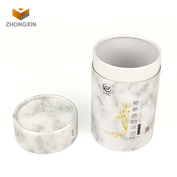 One-stop Service Custom Cylinder Tea Boxes Biodegradable Tea Cylinder Packaging Box