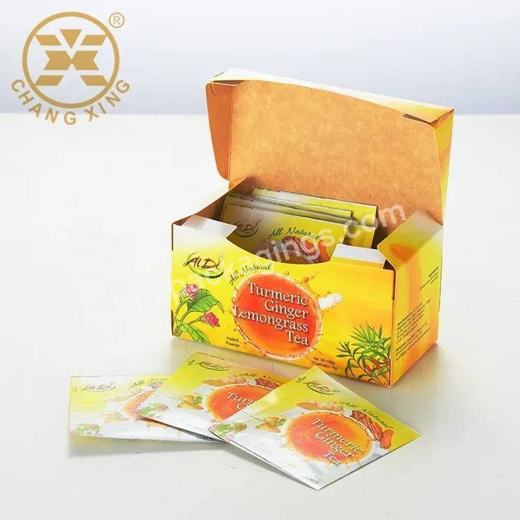 Paper Boxes Food Kraft Packaging Cardboard Tea Display Printed Custom Food Box Tea Packaging Box