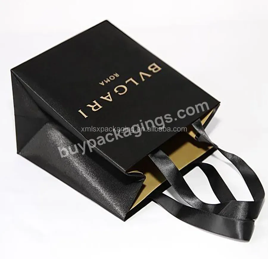 Paper Gift Bag For Gift Hot Style And Fashional And Art Gift Packaging Handmade Hot Stamping Coated Paper Hand Length Handle