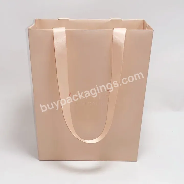 Paper Gift Bag For Gift Hot Style And Fashional And Art Gift Packaging Handmade Hot Stamping Coated Paper Hand Length Handle