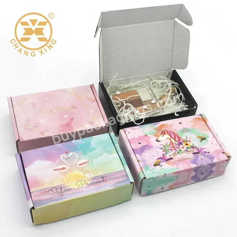 Personalised Make Up Sets Shipping Attractive Design Customized Logo Eyelash Paper Box Packaging