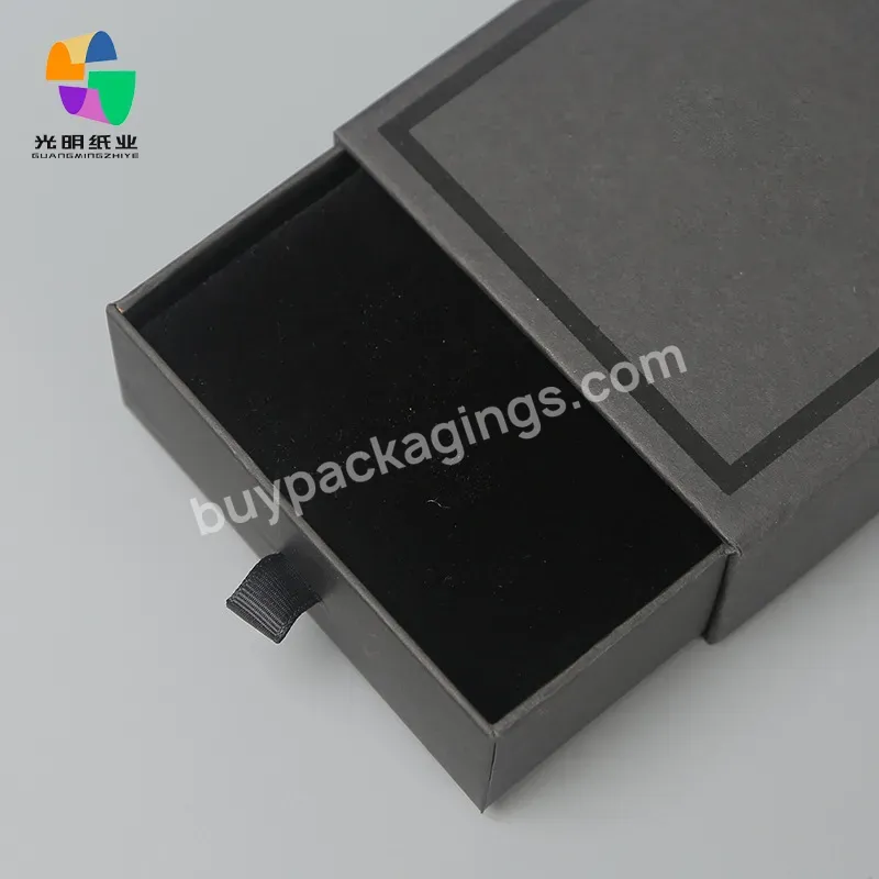 Personalized Luxury Fashion Custom Logo Mini Cardboard Jewelry Gift Storage Drawer Boxes For Packaging