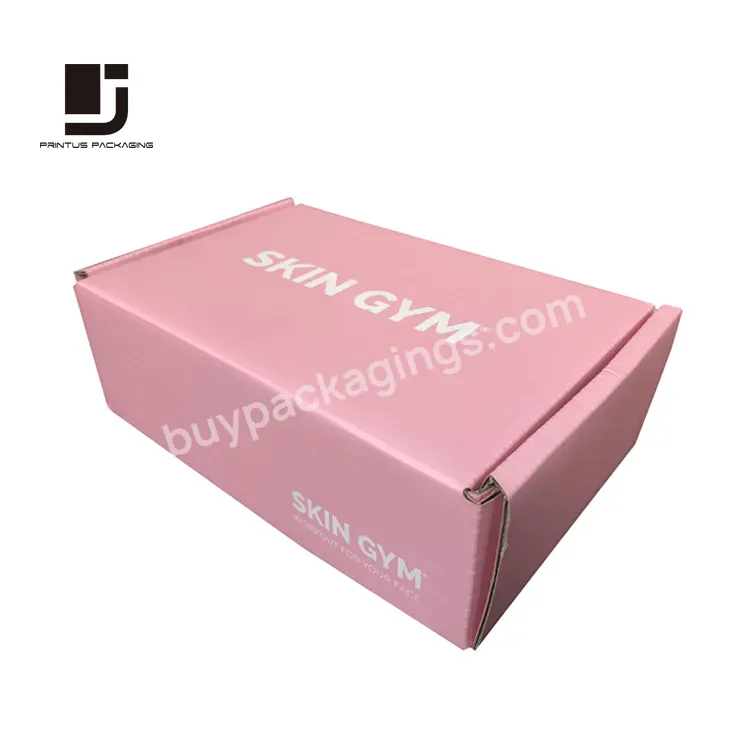 Pink Corrugated Packaging Cardboard Boxes