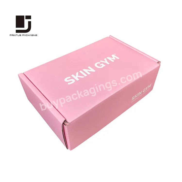 Pink Corrugated Packaging Cardboard Boxes