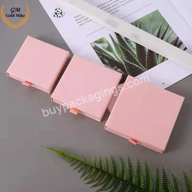 Pink Gift Box For Copper Scent Candle Packaging Customized Packaging Box Round Box Jewelry