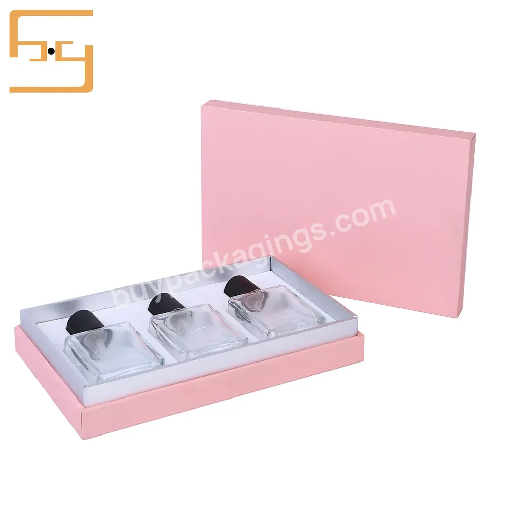 Pink Oem Printing Luxury Cosmetic Box Cardboard Perfume Box Packaging