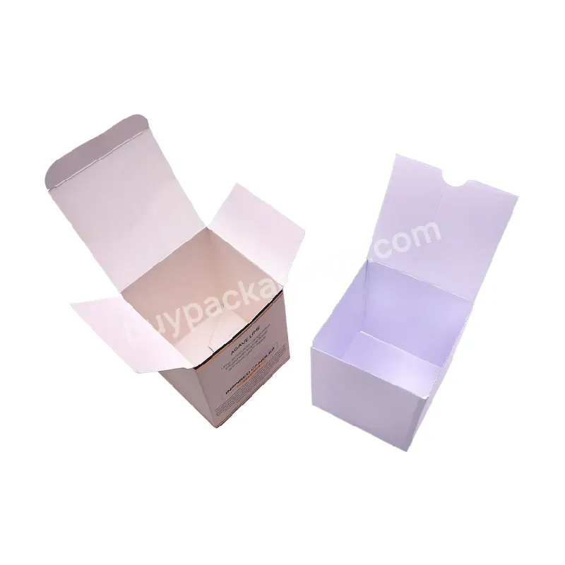 Pink Ribbon Closures Foldable Customize Cosmetic Facial Cleansing Equipment Cardboard Gift Cosmetic Product Boxes