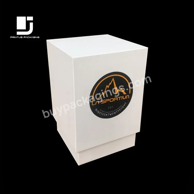 Plain White Cardboard Box Packaging For Candle Jars