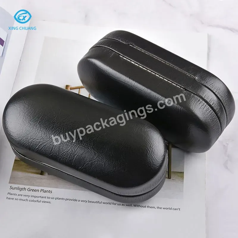 Portable Double Sided Portable Contact Lens Case Kit And Glasses Case Travel Case With Built-in Mirror