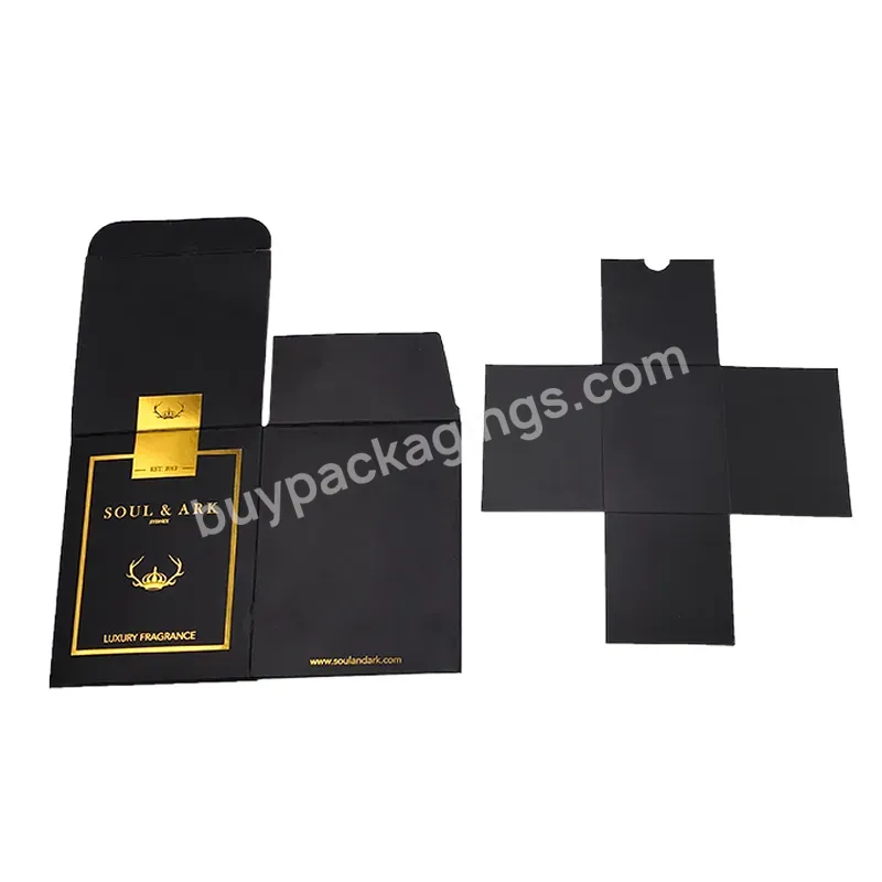 Printed Packaging Cleanser Black Card Lotion Bottle Recycled Cosmetic Product Lid And Base Paper Cosmetic Product Boxes