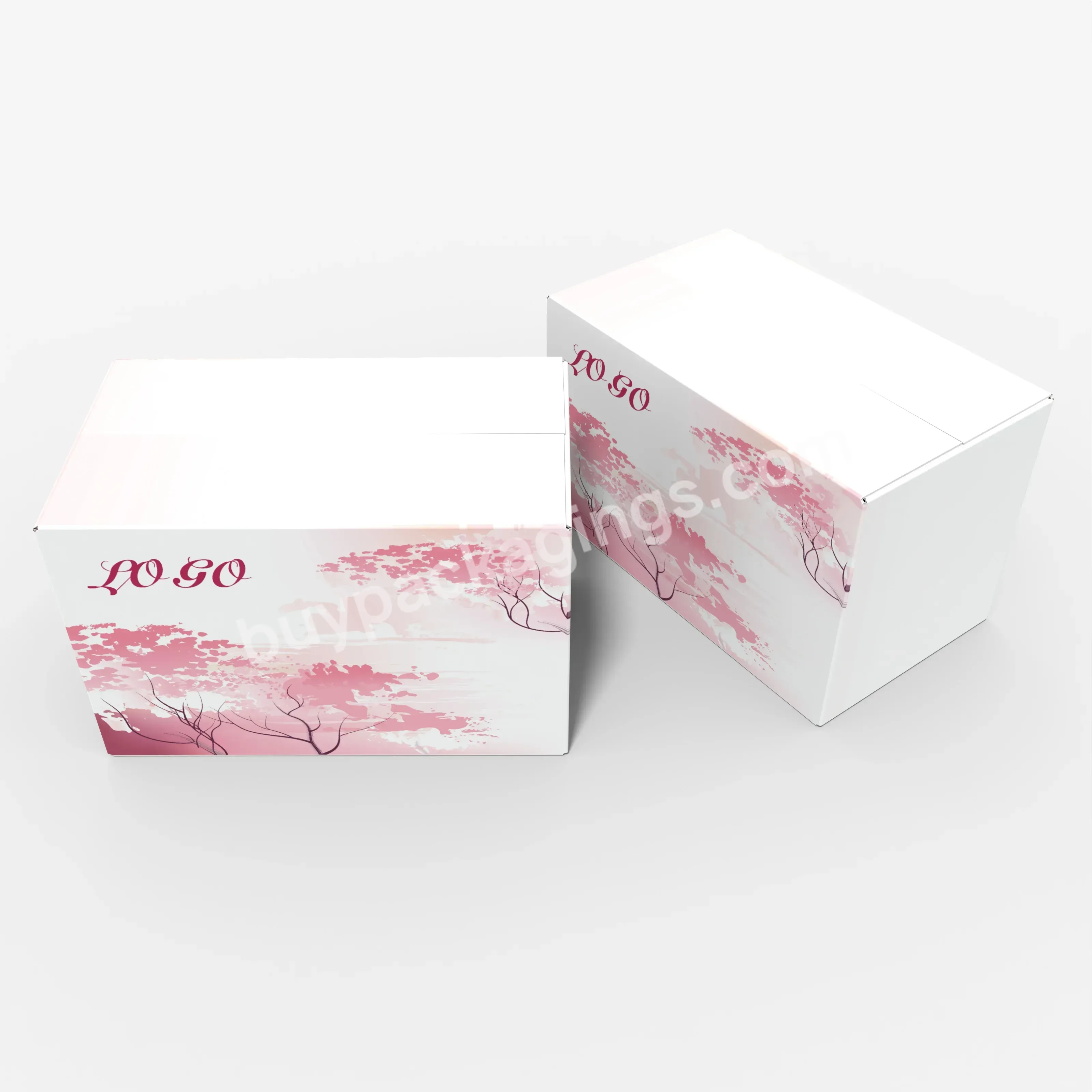 Printing Wholesale Cosmetic Shipping Box Recyclable Packaging Cosmetic Paper Box Fresh Custom Makeup Tools Packaging Box