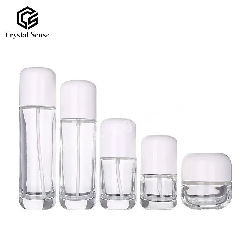 Private Label Custom Cosmetic Glass Bottle Spray Packaging Serum Lotion Pump Bottle Glass Cream Jar Container - Buy Cosmetic Glass Bottle,Cosmetic Glass Bottle Spray Packaging,Cosmetic Glass Bottle Packaging.