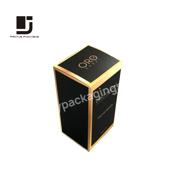 Private Label Recycled Empty Matte Black Cardboard Custom Packaging Box For Lipstick