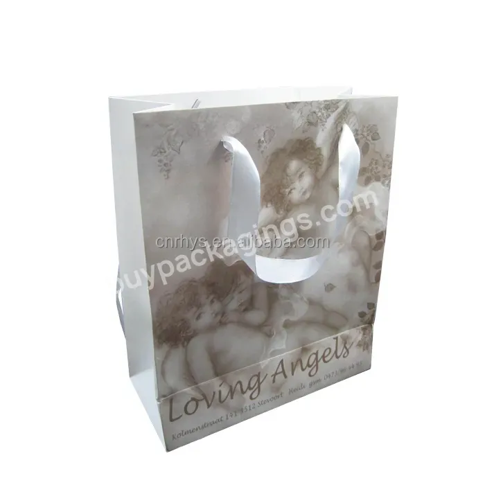 Producer Wholesale Recyclable Customized Golden Foil Bag Packing Paper Bag For Shoes,Customized Paper Carrying Bag